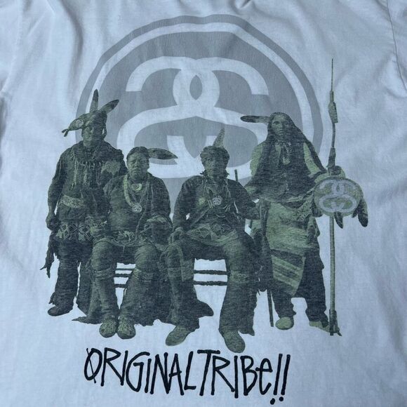 Y2K Stussy Original Tribe T Shirt Large - Picture 3 of 5